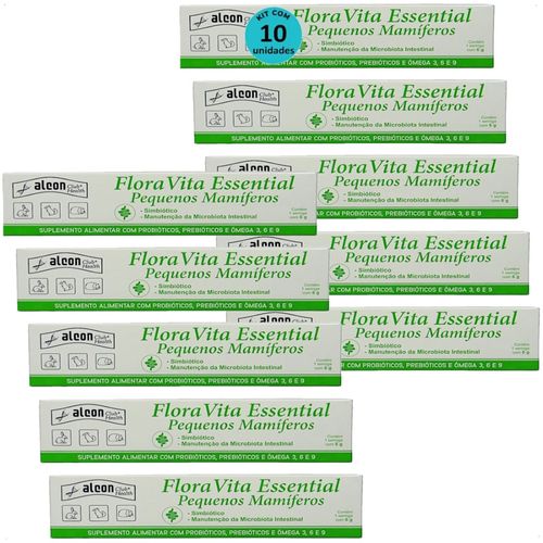 ALCON FLORA VITA ESSENTIAL PARA PEQUENOS MAMÍFEROS 6G KIT COM 10