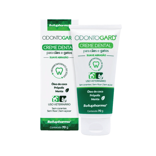 ODONTOGARD CREME DENTAL PARA CÃES E GATOS 70G