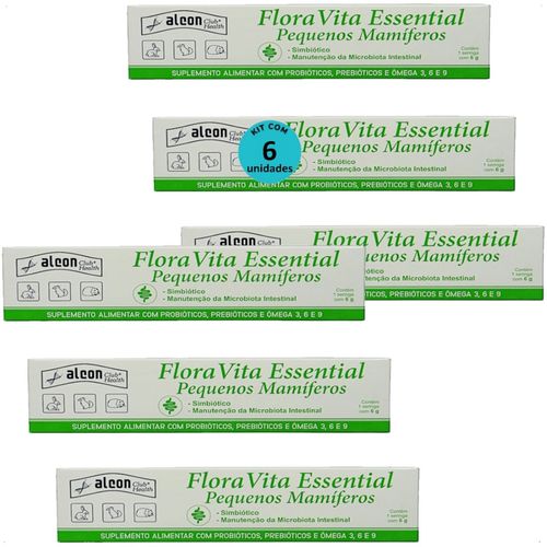 ALCON FLORA VITA ESSENTIAL PARA PEQUENOS MAMÍFEROS 6G KIT COM 6