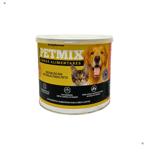 FOOD PETMIX FIBRAS ALIMENTARES 100G NUTRIÇÃO PARA CÃES E GATOS
