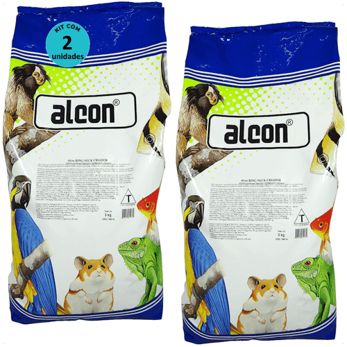 ALCON RING-NECK CRIADOR 3KG KIT COM 2 ALCON RING-NECK CRIADOR 3KG KIT COM 2