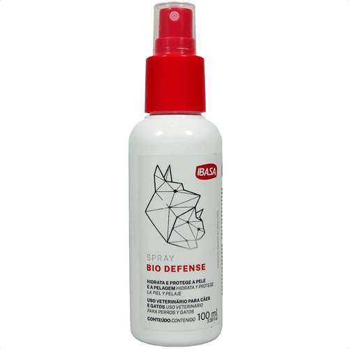 SPRAY BIO DEFENSE 100ML PARA CÃES E GATOS IBASA