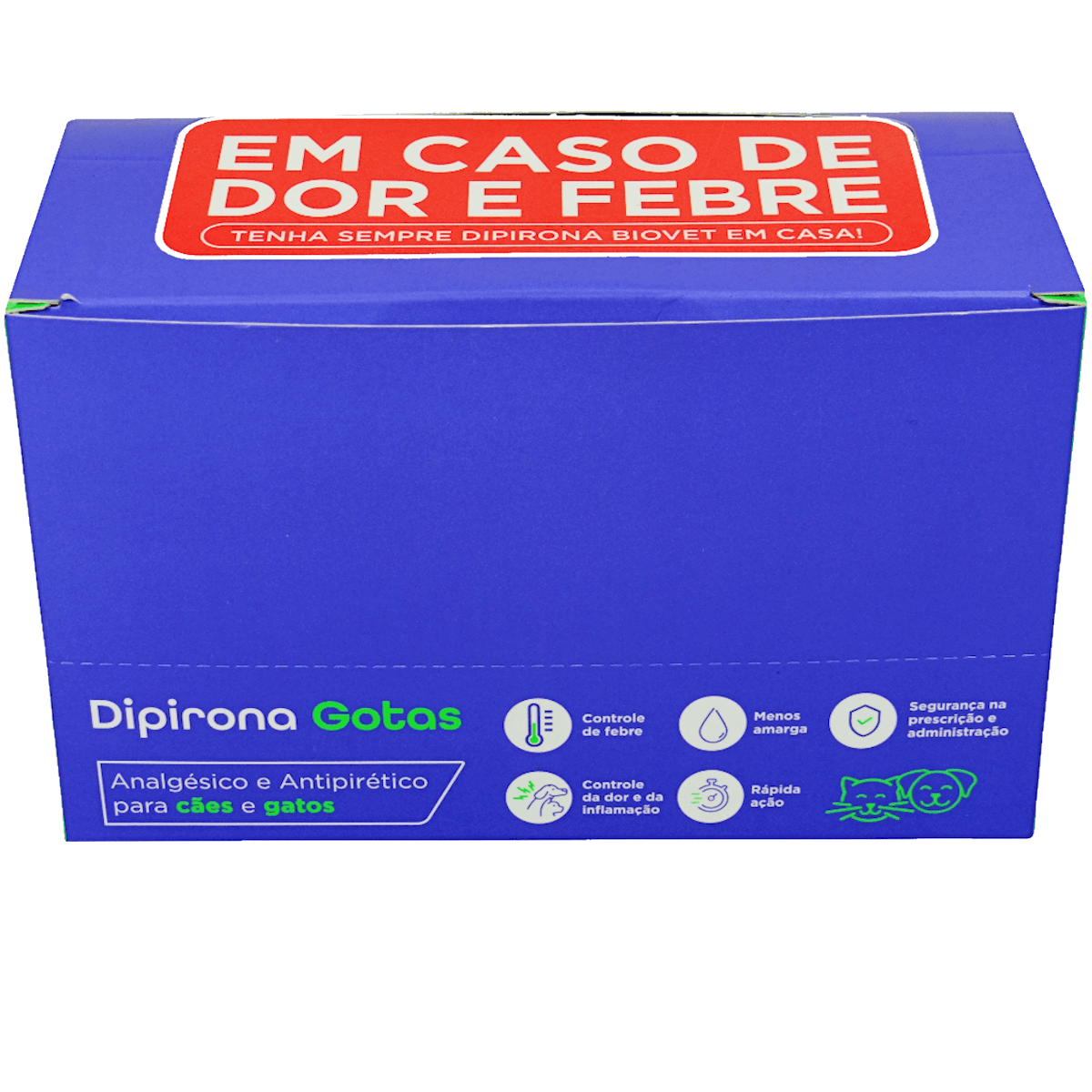 DIPIRONA GOTAS 20ML BIOVET CAIXA COM 6 UNIDADES
