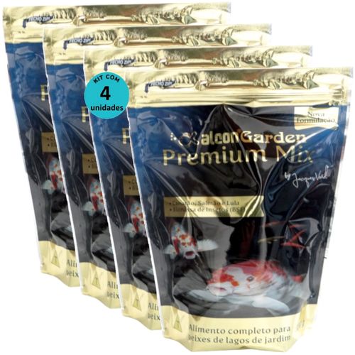 ALCON GARDEN PREMIUM MIX 300G RAÇÃO PARA PEIXES KIT COM 4 ALCON GARDEN PREMIUM MIX 300G RAÇÃO PARA PEIXES KIT COM 4