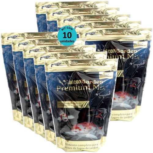 ALCON GARDEN PREMIUM MIX 300G RAÇÃO PARA PEIXES KIT COM 10