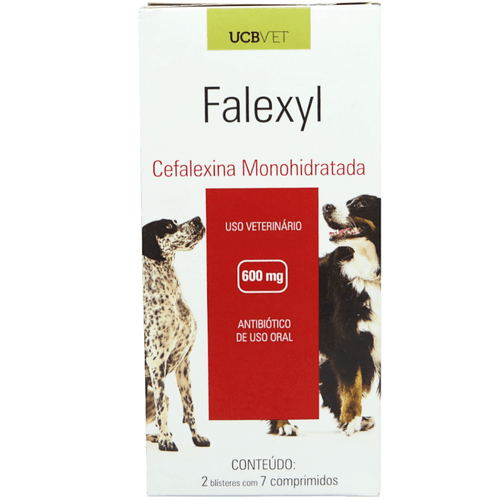 Falexyl 600mg Com 14 Comprimidos Para Cães ucbvet Falexyl 600mg Com 14 Comprimidos Para Cães ucbvet