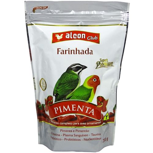 ALCON CLUB FARINHADA PIMENTA 250G SUPER PREMIUM RAÇÃO PARA AVES ALCON CLUB FARINHADA PIMENTA 250G SUPER PREMIUM RAÇÃO PARA AVES