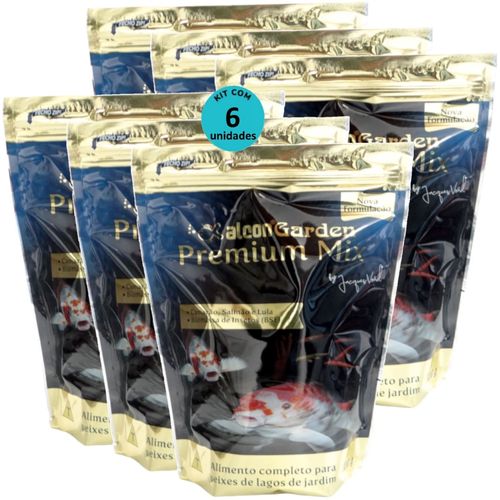 ALCON GARDEN PREMIUM MIX 300G RAÇÃO PARA PEIXES KIT COM 6 ALCON GARDEN PREMIUM MIX 300G RAÇÃO PARA PEIXES KIT COM 6
