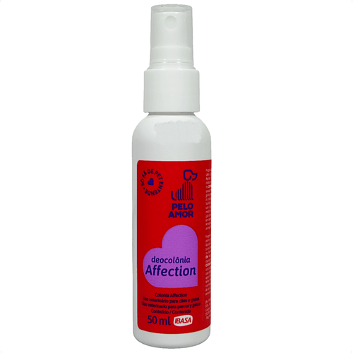 DEOCOLÔNIA AFFECTION PELO AMOR 50ML IBASA PARA CÃES E GATOS