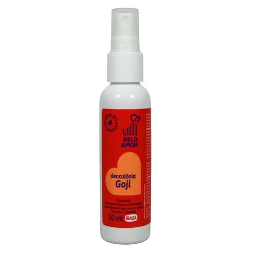 DEOCOLÔNIA GOJI PELO AMOR 50ML IBASA PARA CÃES E GATOS
