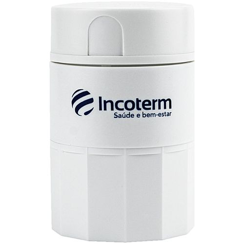 Porta Comprimidos Incoterm 3 em 1 com Função Corta/Amassador