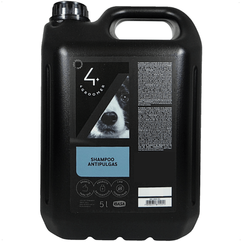 SHAMPOO ANTIPULGAS 5L 4 GROOMER PROFISSIONAL IBASA PARA CÃES