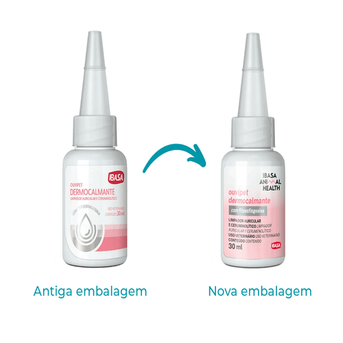 OUVIPET DERMOCALMANTE IBASA 30ML PARA CÃES
