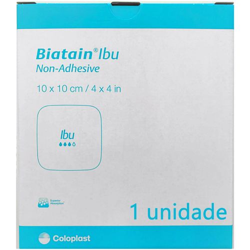 Curativo Biatain Ibu Coloplast Ibuprofeno 34110 10x10cm - unidade
