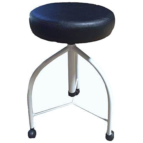 Mocho Giratório Estofado com Rodas Preto Mocho Giratório Estofado com Rodas Preto