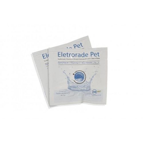 Eletrorade Pet Suplemento P/ Cães e Gatos Caixa C/ 10 Tabletes Efervescentes de 5g- Inovet