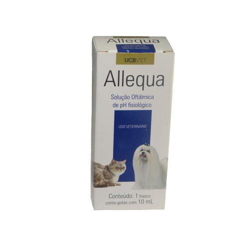 Solução Oftálmica Allequa 10ml p/ Cães e Gatos UCBVET