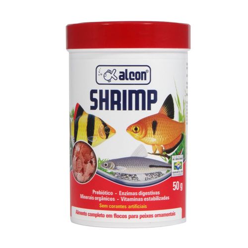 Ração Alcon Shrimp Flocos 50g Ração Alcon Shrimp Flocos 50g