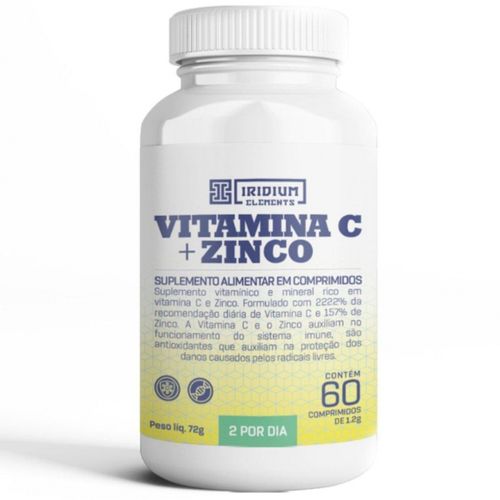 Vitamina C + Zinco (60 comps) - Padrão: Único
