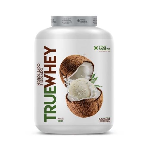 True Whey (1,810kg) - Hidrolisado e Isolado - Sabor: Coconut Icecream