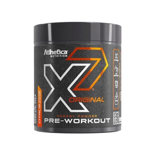 X7 Original Pre-Workout (300g) - Sabor: Citrus Orange e Lemon