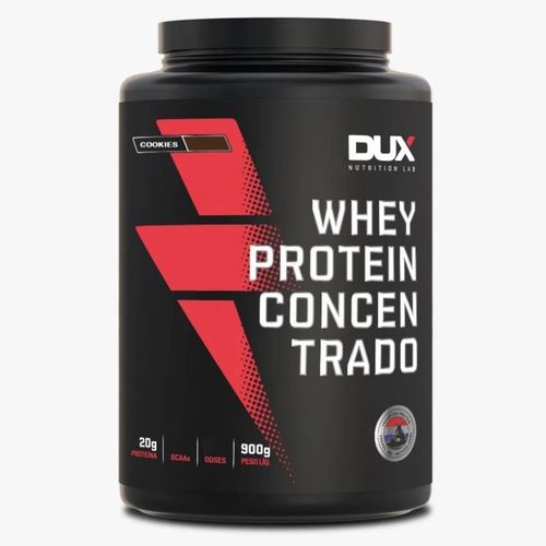 Whey Protein Concentrado Pote (900g) - Sabor: Cookies Whey Protein Concentrado Pote (900g) - Sabor: Cookies