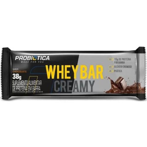 Whey Bar Creamy (38g) - Sabor: Chocolate Whey Bar Creamy (38g) - Sabor: Chocolate