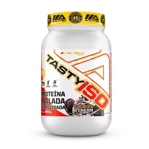 Tasty Iso Whey (900g) - Sabor: Cookies e Cream Tasty Iso Whey (900g) - Sabor: Cookies e Cream