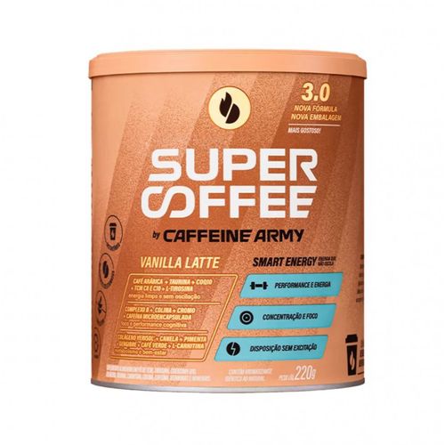 SuperCoffee 3.0 (220g) - Sabor: Vanilla Latte SuperCoffee 3.0 (220g) - Sabor: Vanilla Latte