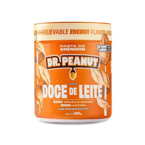 Pasta de Amendoim (600g) - Sabor: Doce de Leite