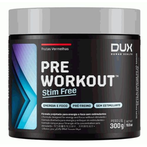 Pre Workout Original - Stim Free (300g) - Sabor: Frutas Vermelhas