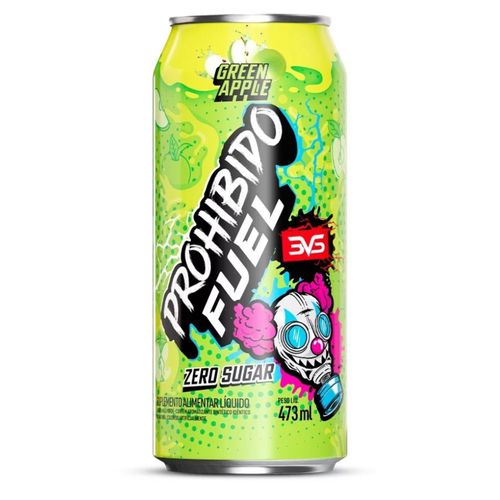 Prohibido Fuel Pré-Treino Drink (473ml) - Sabor: Green Apple Prohibido Fuel Pré-Treino Drink (473ml) - Sabor: Green Apple