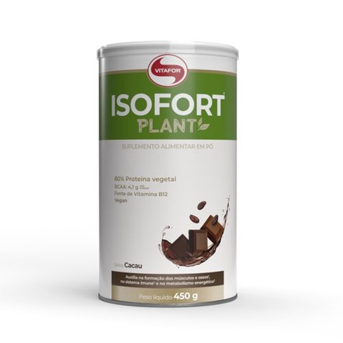 Isofort Plant (450g) - Sabor: Cacau Isofort Plant (450g) - Sabor: Cacau