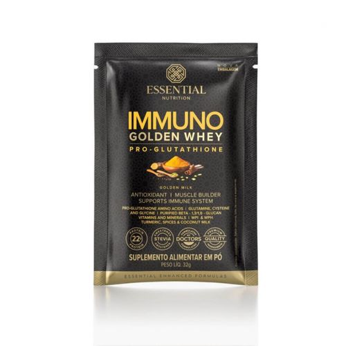 Immuno Golden Whey Pro-Glutathione Sachê (32g) - Sabor: Golden Milk