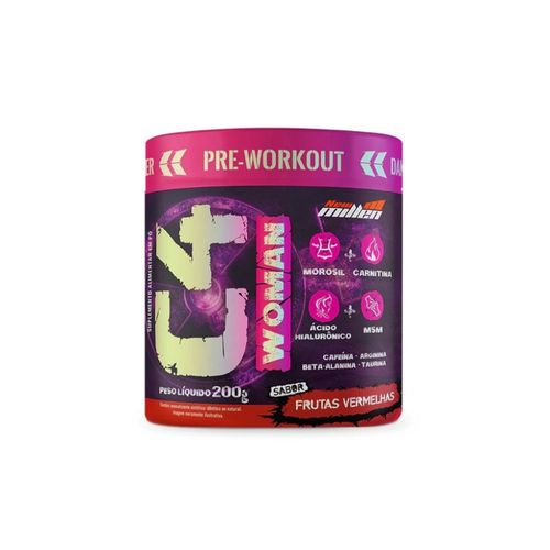 C4 Woman (200g) - Sabor: Frutas Vermelhas C4 Woman (200g) - Sabor: Frutas Vermelhas