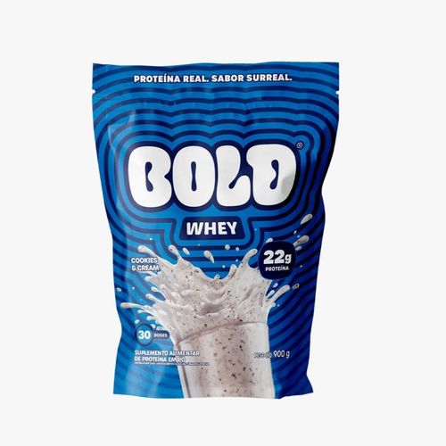 Bold Whey Refil (900g) - Sabor: Cookies e Cream Bold Whey Refil (900g) - Sabor: Cookies e Cream
