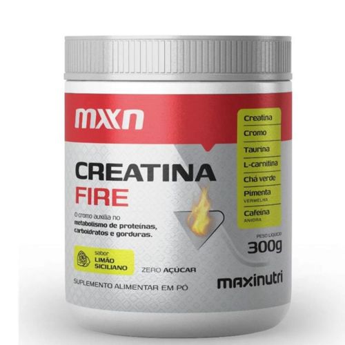 Creatina Fire (300g) - Sabor: Limão Siciliano