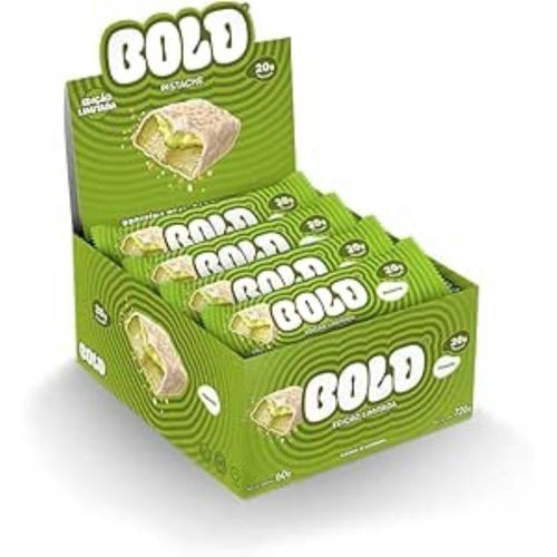 Bold Crunch Display (12 unid. 60g) - Sabor: Pistache