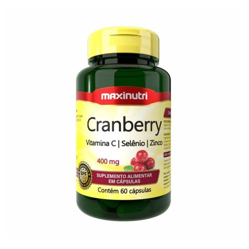 Cranberry + Vitamina C e Zinco (60 caps) - Padrão: Único