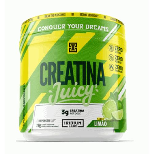 Creatina Juicy (210g) - Sabor: Limão