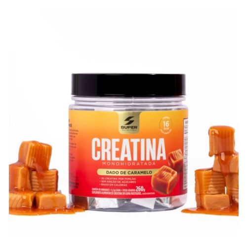 Creatina Caramel (40 unids - 6,5g) 260g - Sabor: Dados de Caramelo