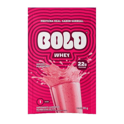 Bold Whey (30g) - Sabor: Mousse de Morango