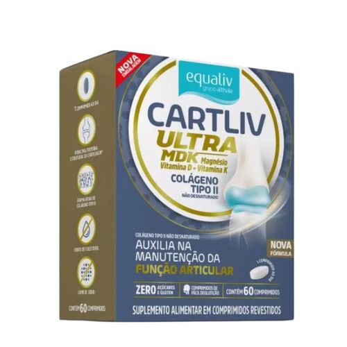 Suplemento Alimentar Cartliv Ultra MDK - 60cpr Suplemento Alimentar Cartliv Ultra MDK - 60cpr