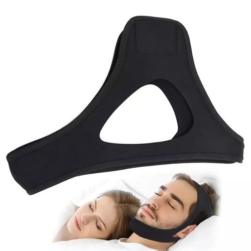 Máscara Faixa De Queixeira Cabeça Ajustável Anti Ronco Anti Apneia Máscara Faixa De Queixeira Cabeça Ajustável Anti Ronco Anti Apneia