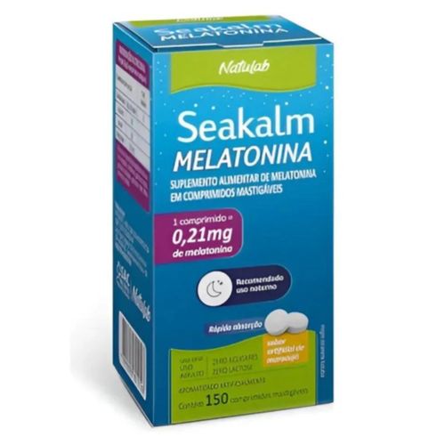 Seakalm Melatonina Maracujá Natulab 150cpr