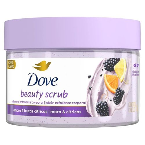 Dove Beauty Scrub Sabonete Esfoliante Amora e Frutas Cítricas 280g Dove Beauty Scrub Sabonete Esfoliante Amora e Frutas Cítricas 280g