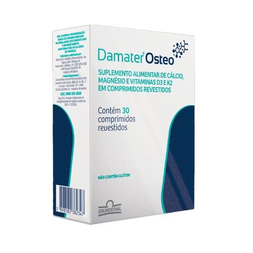 Damater Osteo Suplemento Alimentar 30cps