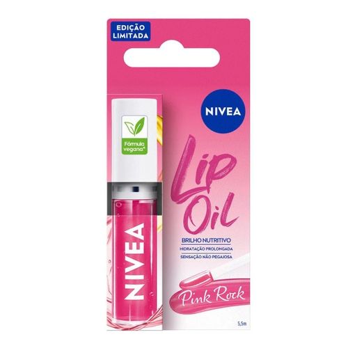 Hidratante Labial Lip Oil Nivea Pink Rock 5,5ml