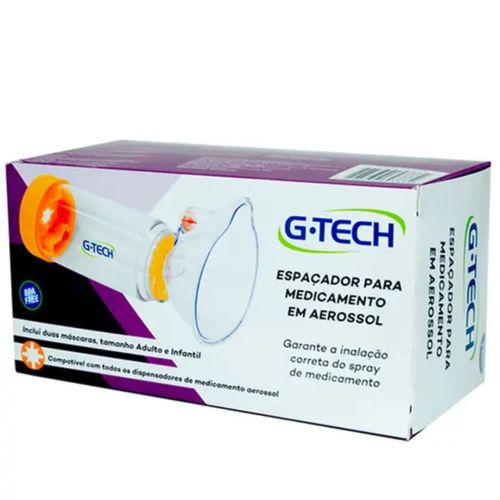 Espaçador para Aerosol Clear G-Tech Adulto e Infantil Espaçador para Aerosol Clear G-Tech Adulto e Infantil