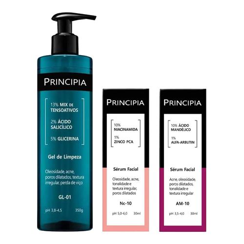 Kit-Principia-Serum-Nc-10-30ml--Serum-AM-10-30ml--Gel-De-Limpeza-Gl-01-350g Kit-Principia-Serum-Nc-10-30ml--Serum-AM-10-30ml--Gel-De-Limpeza-Gl-01-350g